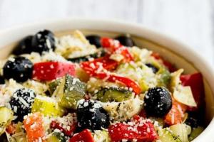 Салат с оливками: рецепт приготовления